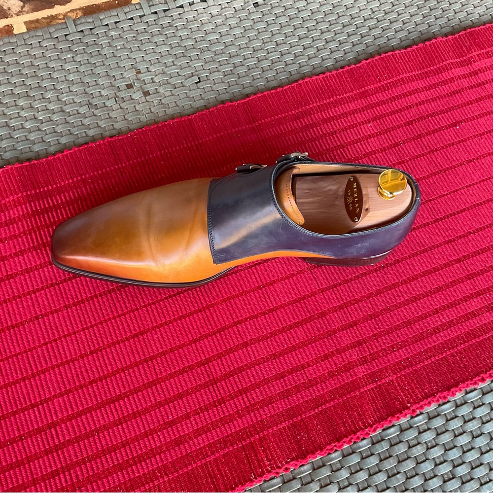 Magnanni 2-tone Navy and Cognac (Men’s)